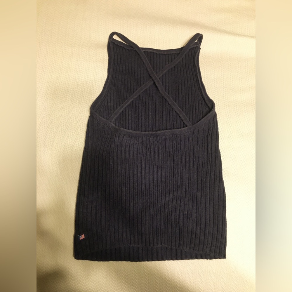 Polo Ralph Lauren Blue Tank Top with Crossback Size Large